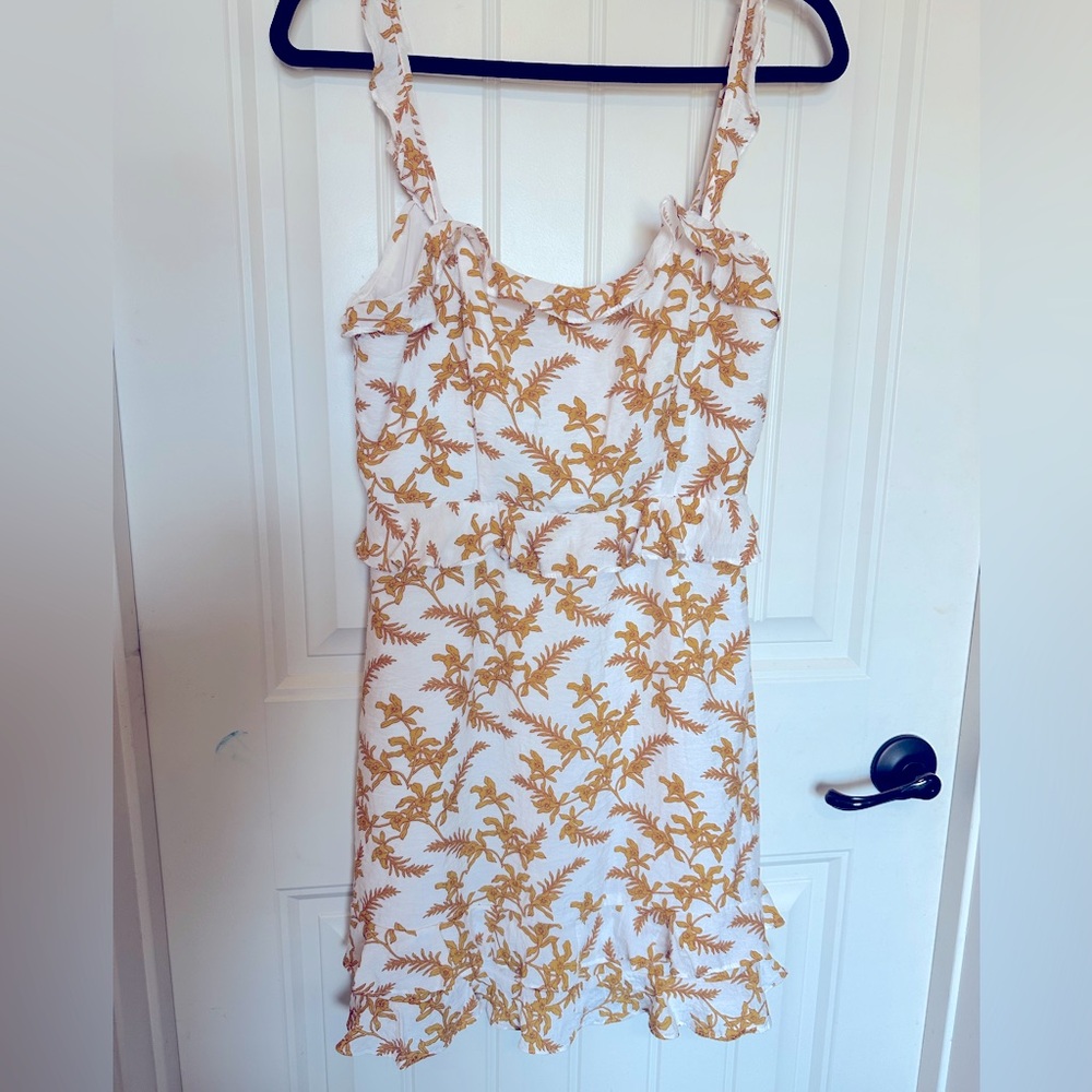Saints + Secrets ruffle strap dress